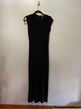 Norma Kamali Black Sleeveless Jumpsuit